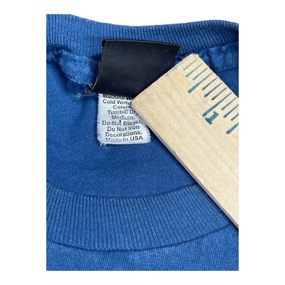 Mount Rushmore National Memorial T- Shirt Men's Size Medium Blue-Made In USA - Picture 3 of 9